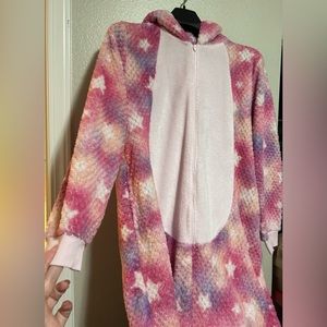 Unicorn head onsie celebrate Halloween costume- size 12/14